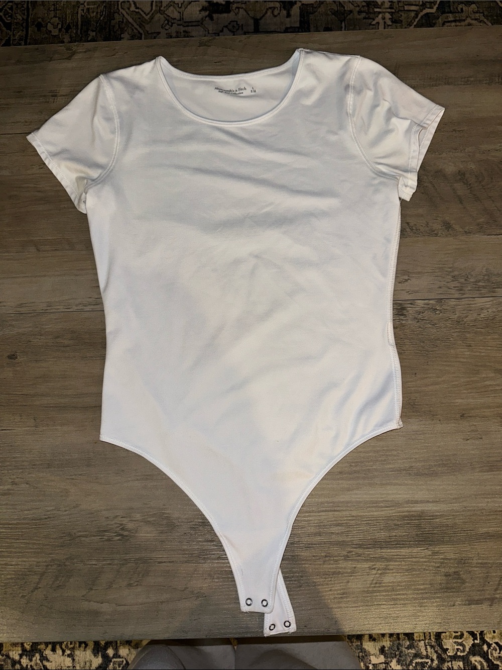 Abercrombie Short-Sleeve White Bodysuit - Unbranded